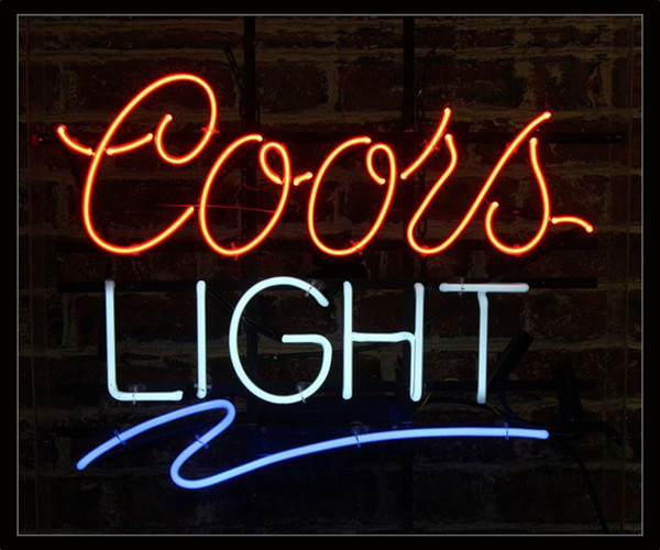 Coors Light Neon Sign Custom Real Glass Tube Bar Disco KTV Motel Hotel PUB Advertised Decorating LED Display Neon Signs 17