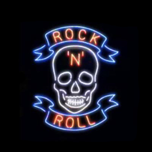 Rock Roll Skull Neon Sign Custom Handmade Real Glass Tuble Store Shop Beer Bar KTV Club Pub Decoration Display Neon Signs 15