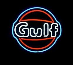 Gulf Neon Sign Custom Handmade Real Glass Tube Gas Oil Station Store Shop Company Advertisement Display Neon Signs 17