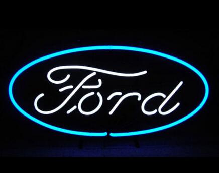 Ford Neon Sign Custom Handmade Real Glass Tube Auto Store Shop Car Vehicle Garage Wall Art Advertisement Display Neon Signs