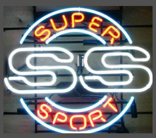 Super Sport SS Neon Sign Custom Handmade Real Glass Tube Game Room Racing Car Company Store Bar Advertisement Display Neon Signs 19