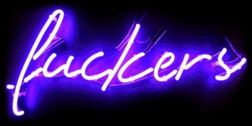 Fuckers Neon sign Home Lamp Art Work Live Bar Commercial Custom Sign Store Display Disco KTV Neon Signs 17