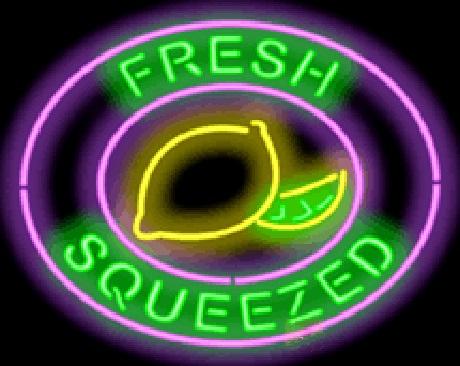 Fresh Squeezed Lemonade Neon Sign Real Glass Tube Store Disco KTV Restaurant Bar Display Advertising Cold Soft Drink Neon Signs 24