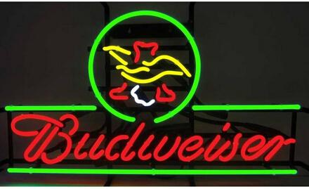 Budweiser 4 Foot Classic Neon Sign Custom Handmade Real Glass Tube Beer Bar KTV Club Pub Advertisement Display Neon Signs 28