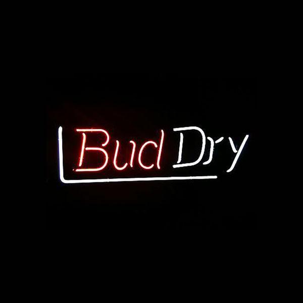 Bud Dry Logo Neon Sign Custom Handmade Commercial Real Glass Tube Beer Bar KTC Club Company Store Advertising Display Neon Signs 17