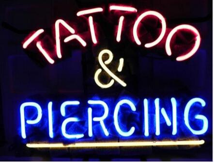 Tattoo and Piercing Parlor Shop Neon Sign Real Glass Tube Body Beautify Store Makeup Advertisement Display Neon Signs sale Promotion 17