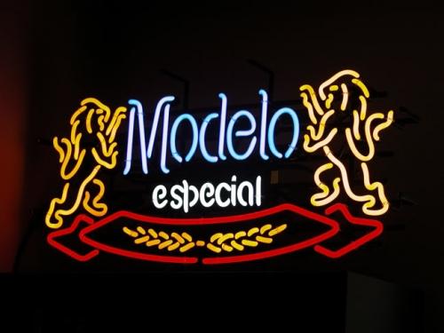 Modelo Especial Double Lions Neon Sign Custom Handmade Real Glass Store Bar KTV Club Motel Game Advertising Display Art Neon Signs 24