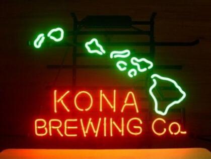 Neon Real Glass Tuble FS Neon Sign Kona Brewing Co. Light Sign Beerbar Sign Neon Beer Sign Colorful Advertisement 19