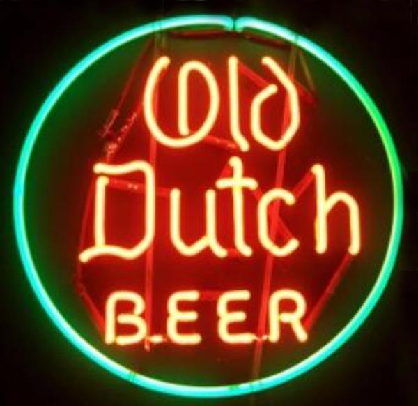 Old Dutch Beer Neon Sign Pub Store KTV Bar Display Neon Signs Real Glass Tube Custom Handmade Advertised 14