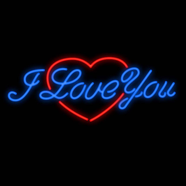 I Love You Red Heart Neon Sign Custom Handcrafted Real Glass Tube Home Decoration Bedroom Gift Display Neon Signs 17