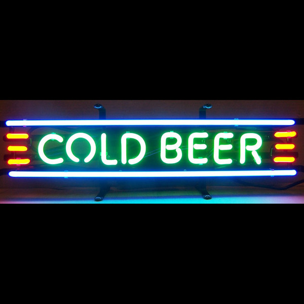 Cold Beer Neon Sign Handmade Custom Real Glass Tube Beer Bar KTV Club Disco Store Pub Neon Signs Free Design 17