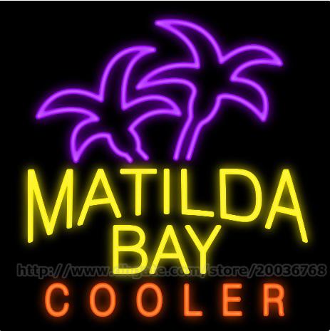 Matilda Bay Cooler Neon Sign Custom Real Glass Tuble Store Shop Company Automobile Parts Repair Advertising Display Neon Signs 24