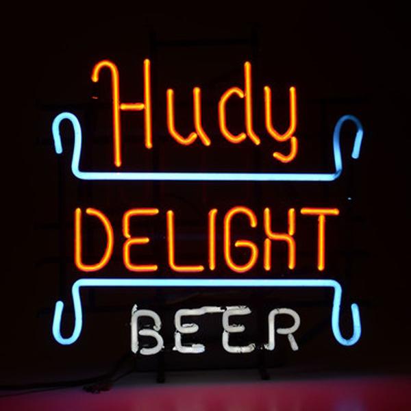 Hudy Delight Beer Neon Sign Custom Hand-crafted Real Glass Tube Bar KTV Club Pub Store Restaurant Motel Advertise Display Neon Signs 16