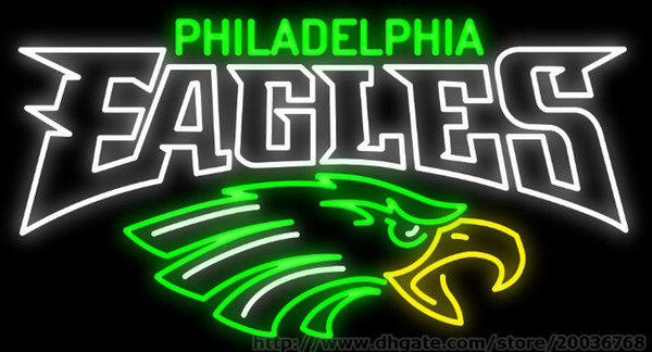 Philadelphia Eagle Neon Sign Custom Handmade Beer Bar Disco KTV Club Pub Advertisement Display Real Glass Tube LED Neon Signs 37