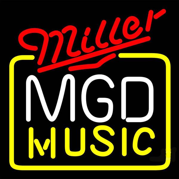 Miller MGD Music Neon Sign Custom Handmade Real Glass Tube Beer Bar KTV PUB Club Store Commercial Display Neon Signs 14