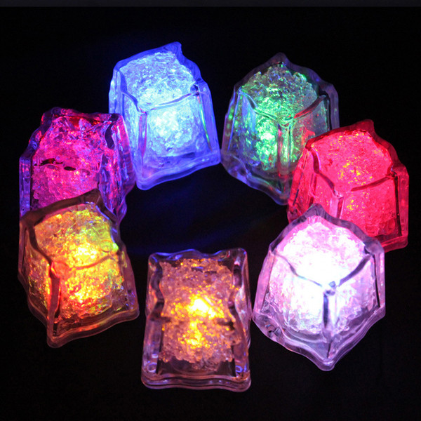 mini led night light simulation ice cubes romantic ice Nightlight LED light up Lamp Party Xmas WHITE Yellow Pink multicolor Xmas decorate