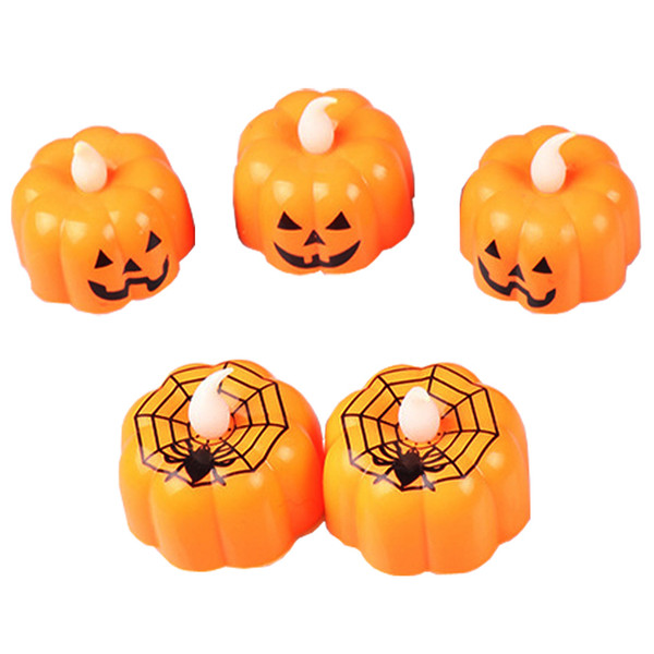 Pumpkin ghost bright white tea lights Battery operated led crystal tea lights Wedding Birthday Party Christmas Decoration