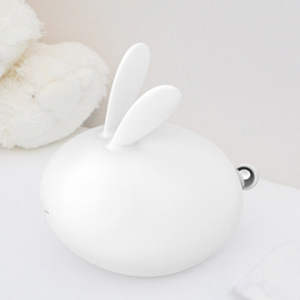 New Rabbit LED Night Light For Children Baby Kids Bedside Lamp Multicolor Silicone Touch Sensor Tap Control Nightlight