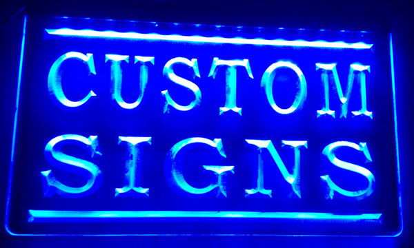 LS002-b Colors to Chooose Custom Signs Neon Signs led signs (Design your own light with your Logo Text)