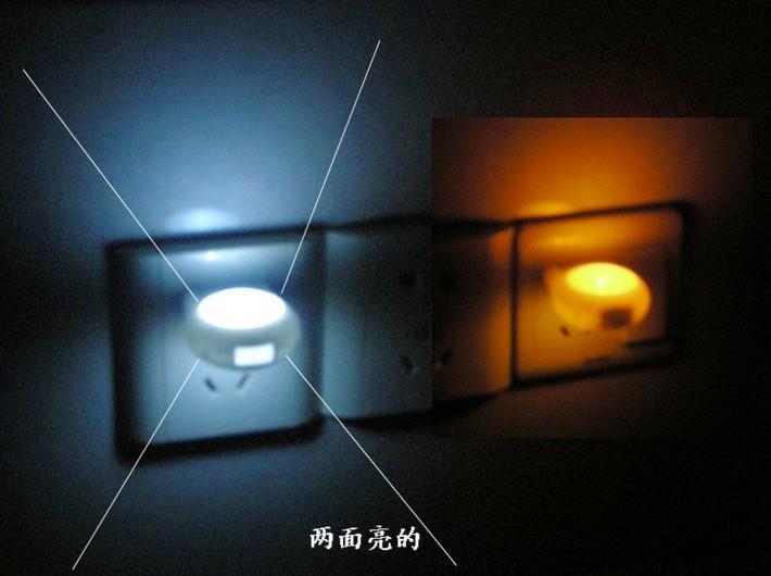 Free Shipping Led Small Night Lights EU Plug In Baby Socket Lamps Sensor Night Light Pass CE&RoHS