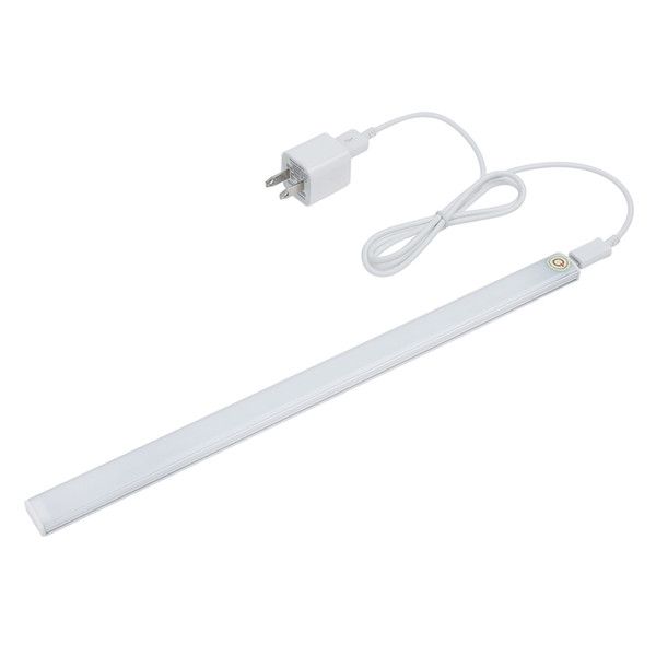 Wholesale- Aluminum Touch On/Off Cabinet lamps 30cm long 6W DC5V Led Linear Cabinet Strip Lights Touch sensor Dimmable Under Cabinet Light