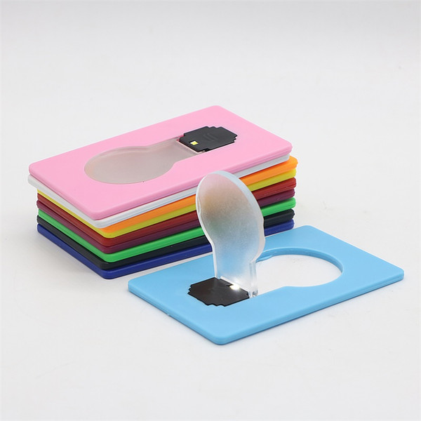 New Design Mini Wallet Size Portable Pocket LED Card Light Lamp Night Light Led Novelty Battery Powered