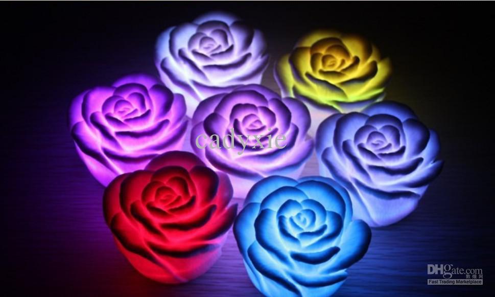 Hot selling led Rose led lights rose flash rose night lights Concert Products