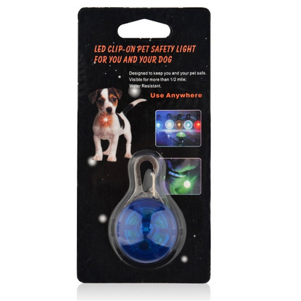 LED Lamps Kinds of Color for Choose Safety Dog Cat Night Light Flashing Colour Buckle Collar Pet Luminous