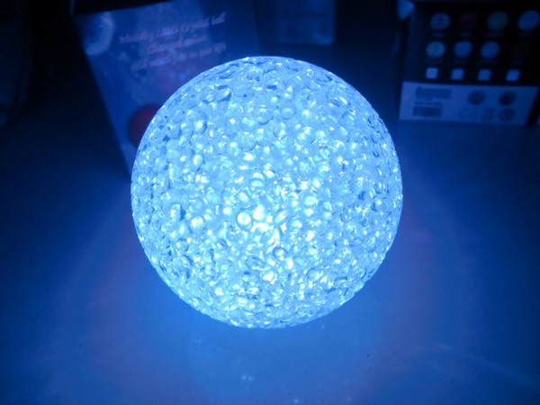 Color Changing LED Crystal Ball Night Light Lamp Lantern Colorful LED Crystal Ball Night Light for wedding party Christmas decoration