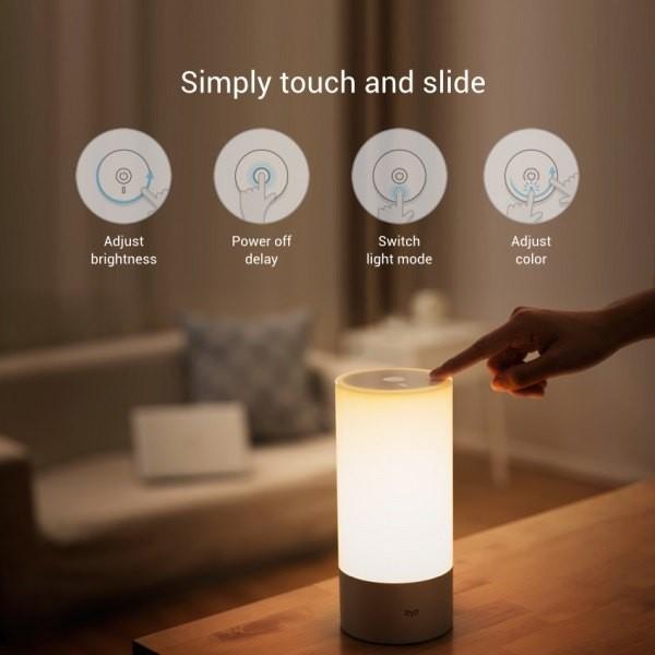 Original Xiaomi Yeelight LED Night Light Bed Bedside Lamp Touch Control Support Mobile Phone App Control