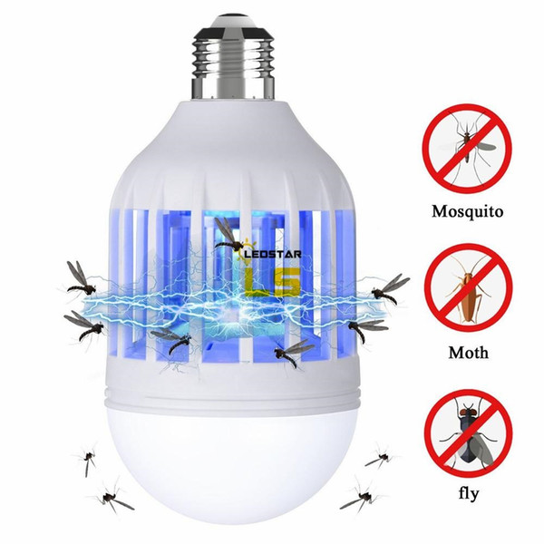 E27 15W LED Mosquito Killer Bulbs Lamp Light Eco Mosquito Killer Household Anti-Mosquito Electric Insect Killer Bulb 110V 220V