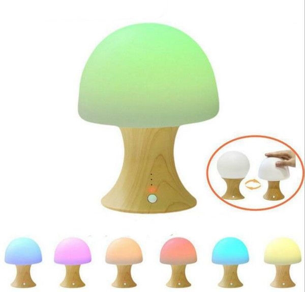 NEW LED bedside lamp, colorful sleeping light, table lamp, silicone mushroom lamp, night lamp manufacturer wholesale