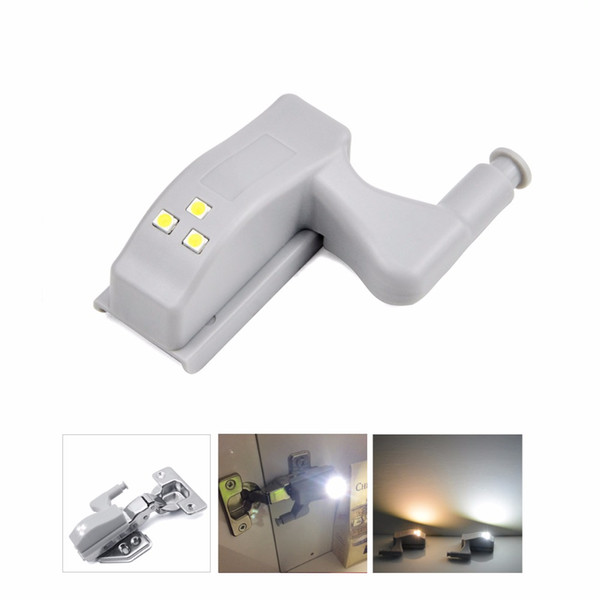 LED Cabinet Hinge Led Sensor Light Luz Armario Wardrobe Lamp Night Light Cupboard Door Bulb Kitchen Lighting 0.3W Lampada Led DIY lamps