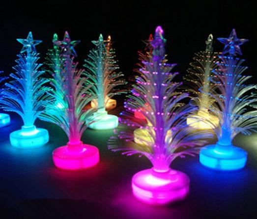 Hot Sale Artificial LED Christmas Tree LED Multicolor Lights Holiday Window Christmas Decorations Supplies For Home