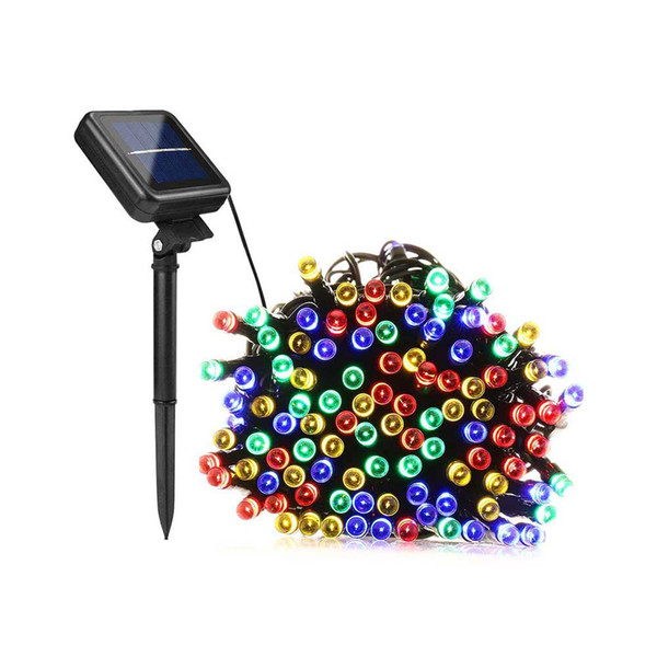 LED String Lights Solar Lamps 100/200 LEDS Outdoor Fairy Holiday Christmas Party Garlands Solar Lawn Garden Lights Waterproof