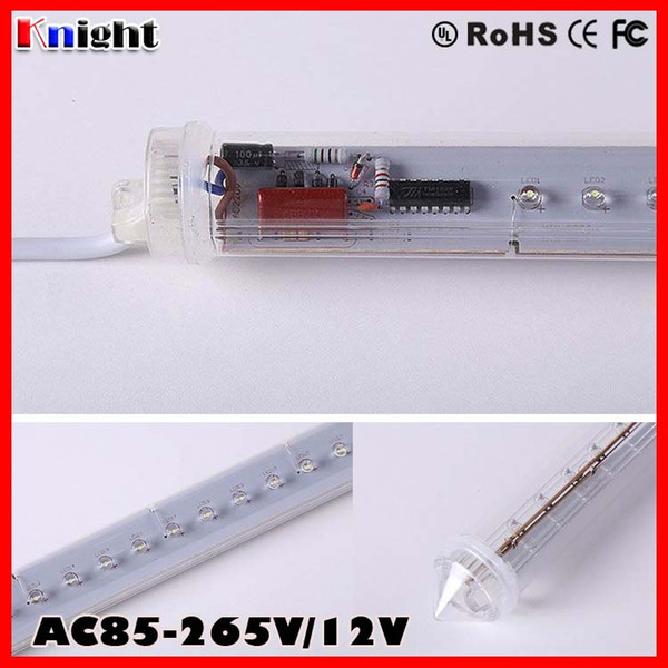 30mm diameter meteor shower light waterproof,LED light Snow tube F5 straw hap raining tube 600/800/1000mm,AC12V/85-265V meteor shower tube