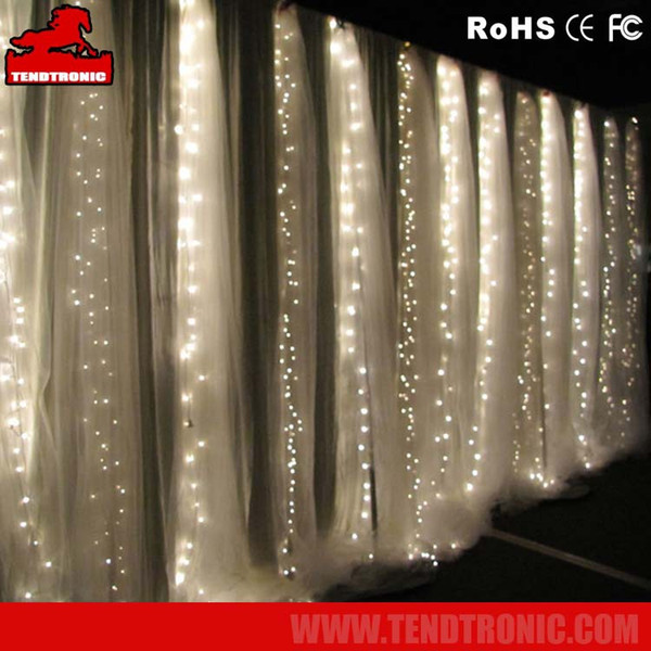 3*3m 300leds Chirstmas Curtain light Twinkle light lamp waterfall XMAS WEDDING water flow lights W6xH3M 600lamps Curtain background lights