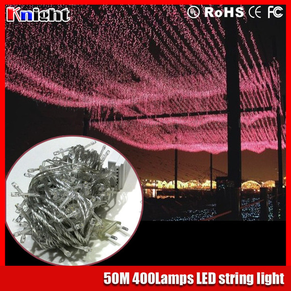 220V 50M(165ft) 400LEDs Safe Christmas Lights 100M 600L 8 Mode Indoor Outdoor shopping mall Decoration Fairy String Lights for plaza 2sets