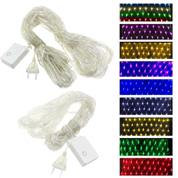 Christmas Net light 1.5*1.5m 3*2m 6*4m 8*10m outdoor Net lights Waterproof light Christmas decoration lighting 110V/220V