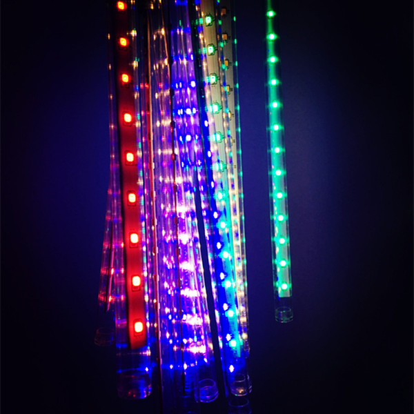 Multi-color 30CM Meteor Shower Rain Tree lamp 10 Tubes 110V 220V LED Christmas Lights Wedding Party Garden Xmas String Light Outdoor