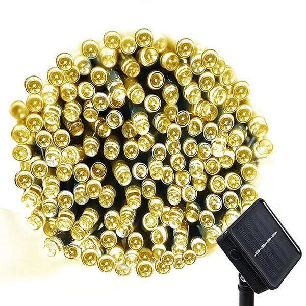 200 LEDs Waterproof Solar Powered Starry String Fairy Lighting Party Lights with 8 Modes for Indoor/Outdoor Decorations