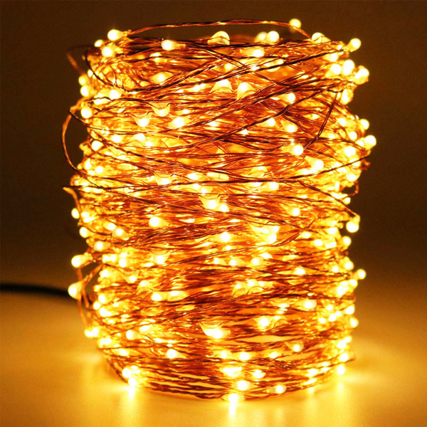 10M/20M/30M 300LED 99ft Long LED Copper Wire Starry String Lights,Outdoor Christmas Fairy Light W
8000
arm White Strings for Holiday Wedding