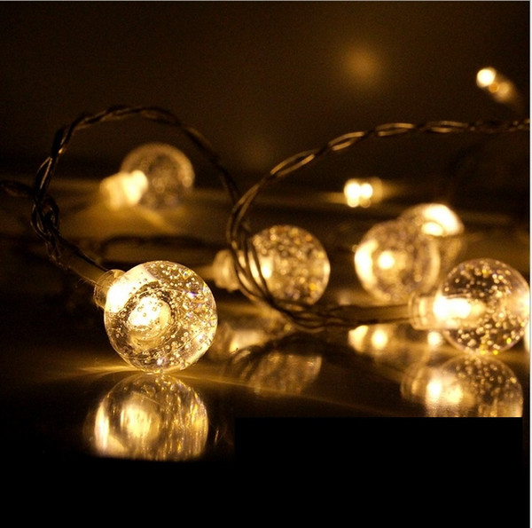 10M 100 Bulbs LED String Light Crysta
8000
l Balls 220V EU Plug Christmas Wedding Lights Festival Party Home Decoration LT-027