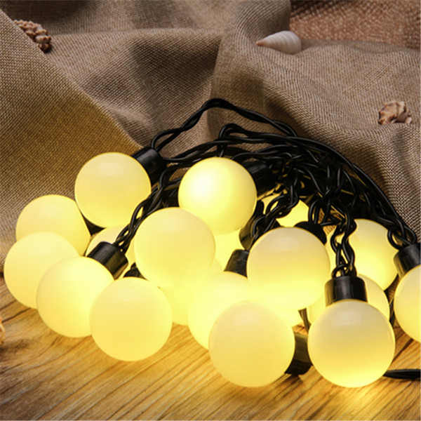 AC220V/110V 8W 10M 50 LED Ball string lamps Colorful Christmas tree light Holiday Wedding Party Garden Decoration With END Plug