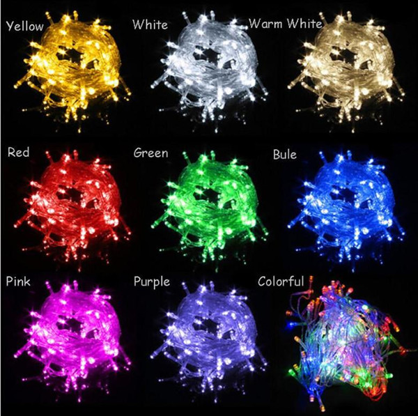 hottest DHL FREE 10M 100LED colorful LED String Fairy Light XMAS Christmas Party Wedding lights Twinkle lights