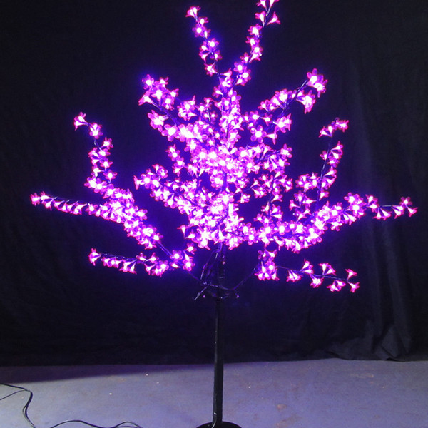 1.5M 5ft Height LED Artificial Cherry Blossom Trees Christmas Light 480/576pcs LED Bulbs 110/220V Rainproof fairy garden decor