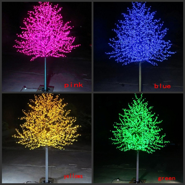 480LED~2304LED/ 1.5M~3M Height LED Cherry Blossom Tree LED Christmas Tree Light Waterproof 110/220VAC White Color Outdoor Use Free Ship