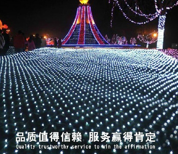 10M * 8M 2600 LED net light net light Courtyard park landscape lights Waterproof curtain lights LED lights series