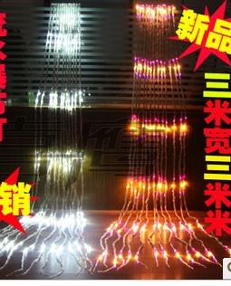 Led decorative Christmas lights string of holiday lights KTV window monkey 336 LED3M * 3m water lamp