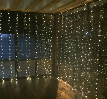 3M*1.5M 180LED Curtain Lights,Waterproof Christmas ornament lights,Fairy weddind icicle led light Strip Lighting